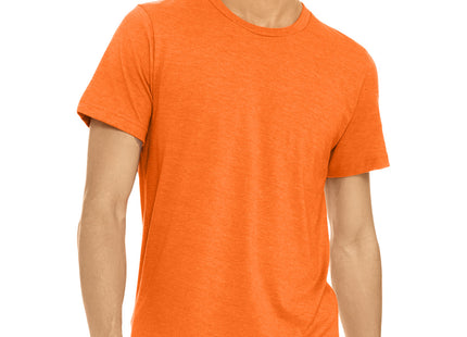 BELLA+CANVAS Unisex Heather CVC Short Sleeve Tee BC3001CVC Neon Orange