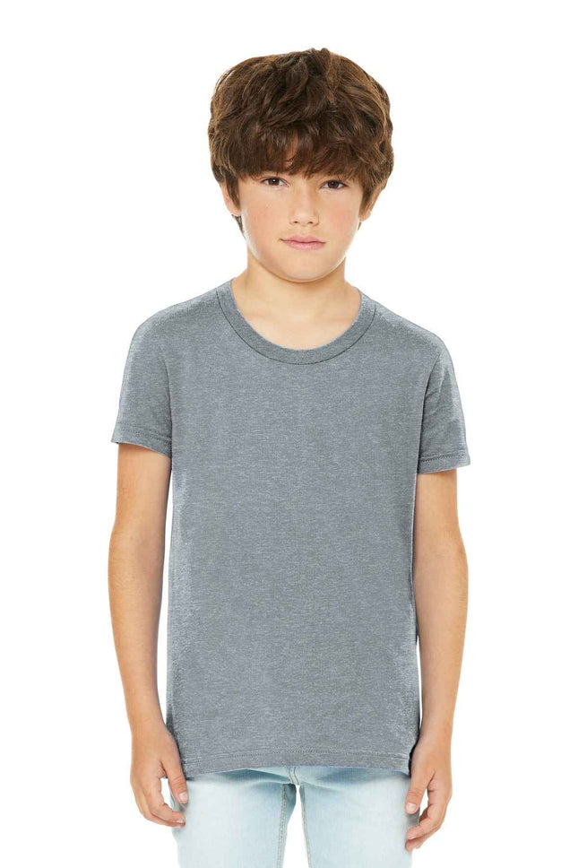 BELLA+CANVAS Youth Heather CVC Tee BC3001YCVC Athletic Heather