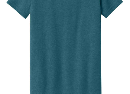 BELLA+CANVAS Youth Heather CVC Tee BC3001YCVC Heather Deep Teal