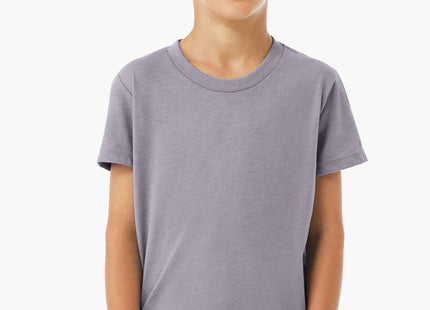 BELLA+CANVAS Youth Heather CVC Tee BC3001YCVC Heather Storm