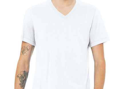 BELLA+CANVAS Unisex Heather CVC VNeck Tee BC3005CVC