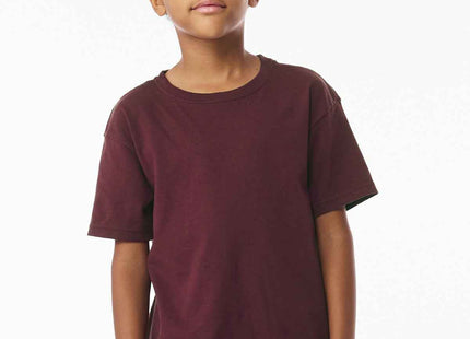 BELLA+CANVAS Youth 6Ounce Heavyweight Tee BC3010Y Maroon