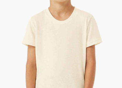 BELLA+CANVAS Youth Triblend Short Sleeve Tee BC3413Y Solid Natural Triblend