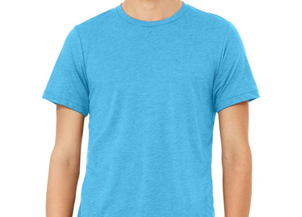 BELLA+CANVAS Unisex Triblend Short Sleeve Tee BC3413 Aqua Triblend