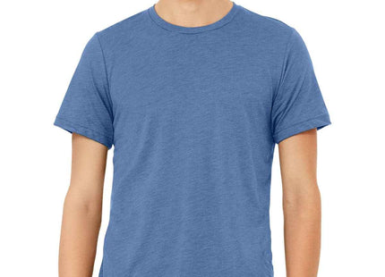 BELLA+CANVAS Unisex Triblend Short Sleeve Tee BC3413 Blue Triblend