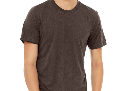 BELLA+CANVAS Unisex Triblend Short Sleeve Tee BC3413 Brown Triblend