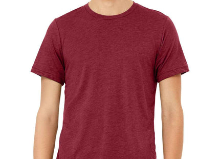 BELLA+CANVAS Unisex Triblend Short Sleeve Tee BC3413 Cardinal Triblend