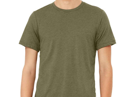 BELLA+CANVAS Unisex Triblend Short Sleeve Tee BC3413 Olive Triblend