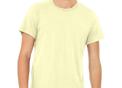 BELLA+CANVAS Unisex Triblend Short Sleeve Tee BC3413 Pale Yellow Triblend