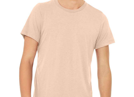 BELLA+CANVAS Unisex Triblend Short Sleeve Tee BC3413 Peach Triblend