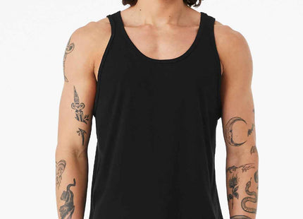 BELLA+CANVAS Unisex Heather CVC Tank BC3480CVC Solid Black Blend