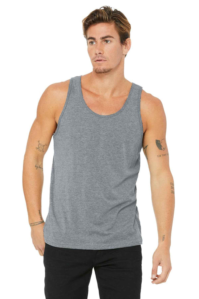 BELLA+CANVAS Unisex Jersey Tank BC3480 Athletic Heather