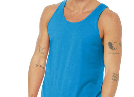BELLA+CANVAS Unisex Jersey Tank BC3480 Neon Blue