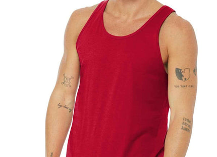 BELLA+CANVAS Unisex Jersey Tank BC3480 Red