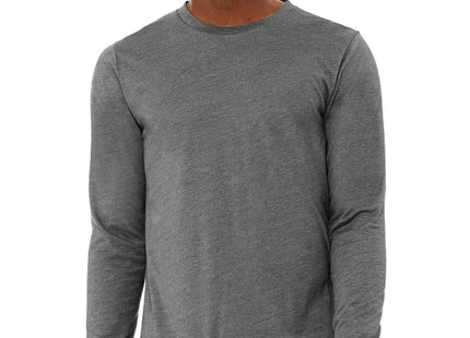 BELLA+CANVAS Unisex Heather CVC Long Sleeve Tee BC3501CVC Deep Heather