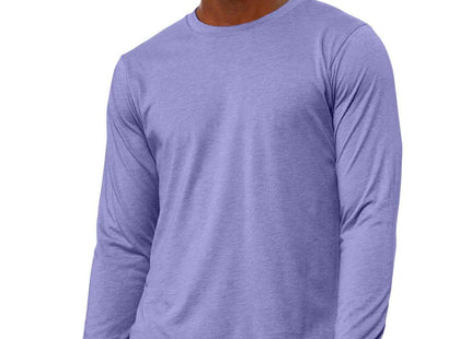 BELLA+CANVAS Unisex Heather CVC Long Sleeve Tee BC3501CVC Heather Dark Lavender