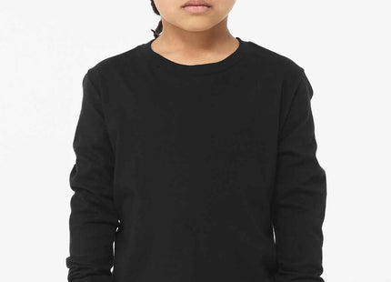 BELLA+CANVAS Youth Jersey Long Sleeve Tee BC3501Y Black
