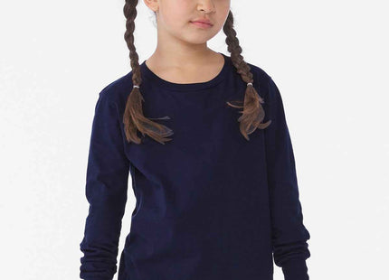 BELLA+CANVAS Youth Jersey Long Sleeve Tee BC3501Y Navy