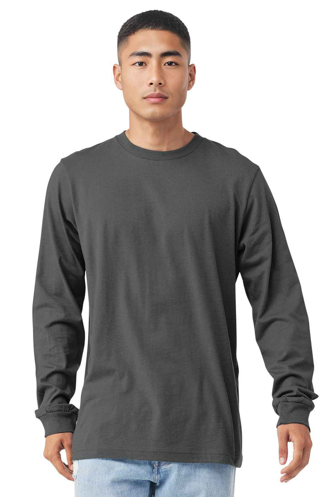 BELLA+CANVAS Unisex Jersey Long Sleeve Tee BC3501 Asphalt