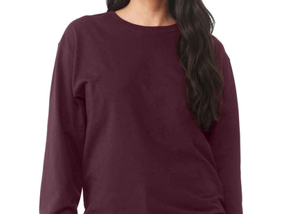 BELLA+CANVAS Unisex 6Ounce Heavyweight Long Sleeve Tee BC3511 Maroon