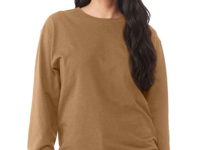 BELLA+CANVAS Unisex 6Ounce Heavyweight Long Sleeve Tee BC3511 Toast