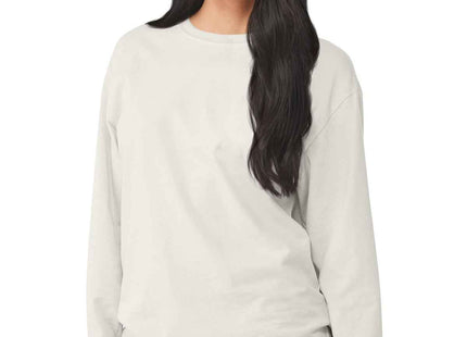 BELLA+CANVAS Unisex 6Ounce Heavyweight Long Sleeve Tee BC3511 Vintage White