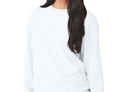 BELLA+CANVAS Unisex 6Ounce Heavyweight Long Sleeve Tee BC3511 White