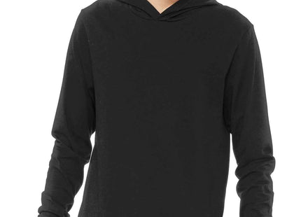 BELLA+CANVAS Unisex Jersey Long Sleeve Hoodie BC3512 Black