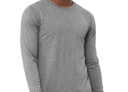 BELLA+CANVAS Unisex Triblend Long Sleeve Tee BC3513 Athletic Grey Triblend