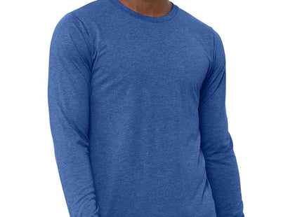 BELLA+CANVAS Unisex Triblend Long Sleeve Tee BC3513 Blue Triblend