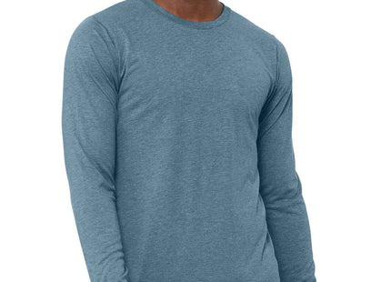 BELLA+CANVAS Unisex Triblend Long Sleeve Tee BC3513 Denim Triblend