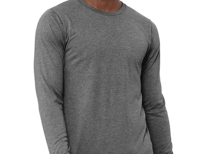 BELLA+CANVAS Unisex Triblend Long Sleeve Tee BC3513 Grey Triblend
