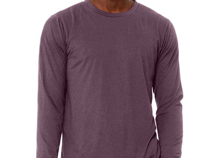 BELLA+CANVAS Unisex Triblend Long Sleeve Tee BC3513 Maroon Triblend