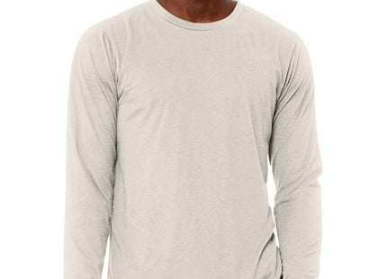 BELLA+CANVAS Unisex Triblend Long Sleeve Tee BC3513 Oatmeal Triblend