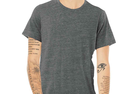 BELLA+CANVAS Unisex PolyCotton Short Sleeve Tee BC3650 Asphalt Slub