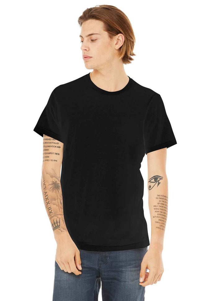 BELLA+CANVAS Unisex PolyCotton Short Sleeve Tee BC3650 Black