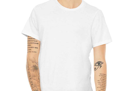 BELLA+CANVAS Unisex PolyCotton Short Sleeve Tee BC3650 White