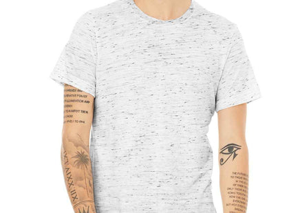 BELLA+CANVAS Unisex PolyCotton Short Sleeve Tee BC3650 White Marble