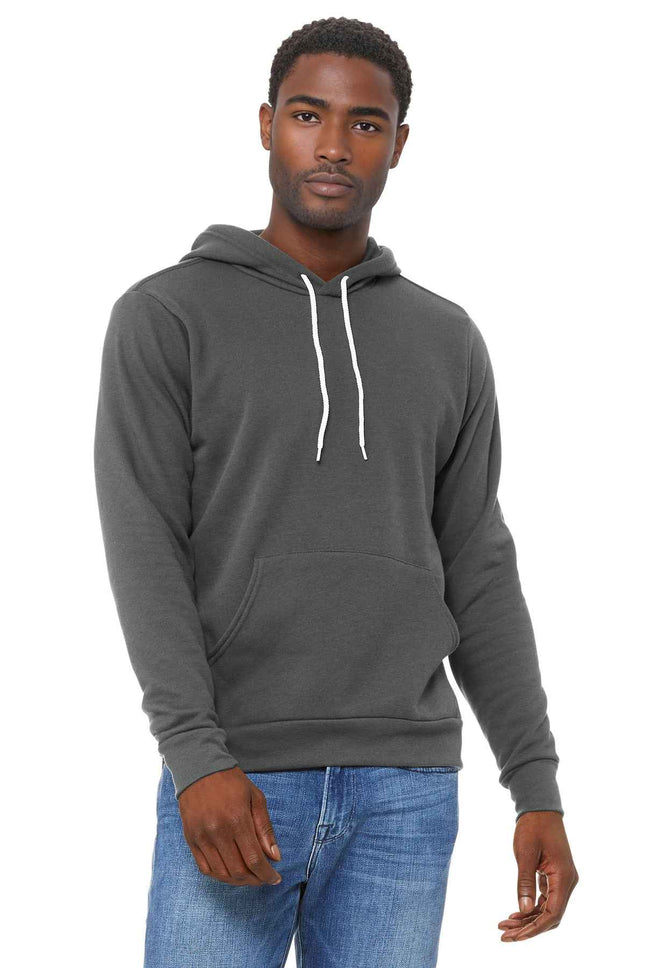 BELLA+CANVAS Unisex Sponge Fleece Pullover Hoodie BC3719 Asphalt