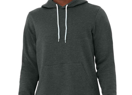 BELLA+CANVAS Unisex Sponge Fleece Pullover Hoodie BC3719 Dark Grey Heather
