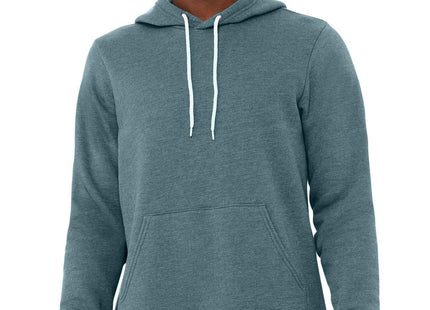 BELLA+CANVAS Unisex Sponge Fleece Pullover Hoodie BC3719 Heather Slate