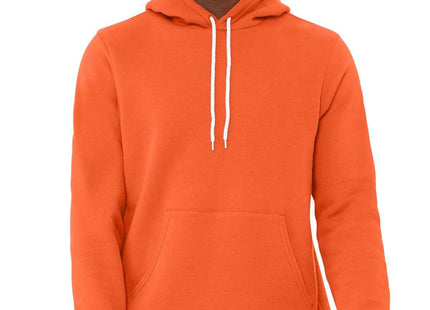 BELLA+CANVAS Unisex Sponge Fleece Pullover Hoodie BC3719 Orange