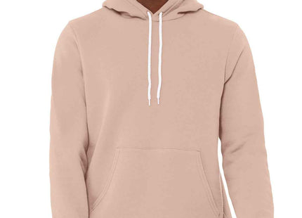 BELLA+CANVAS Unisex Sponge Fleece Pullover Hoodie BC3719 Peach