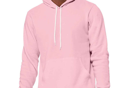 BELLA+CANVAS Unisex Sponge Fleece Pullover Hoodie BC3719 Pink