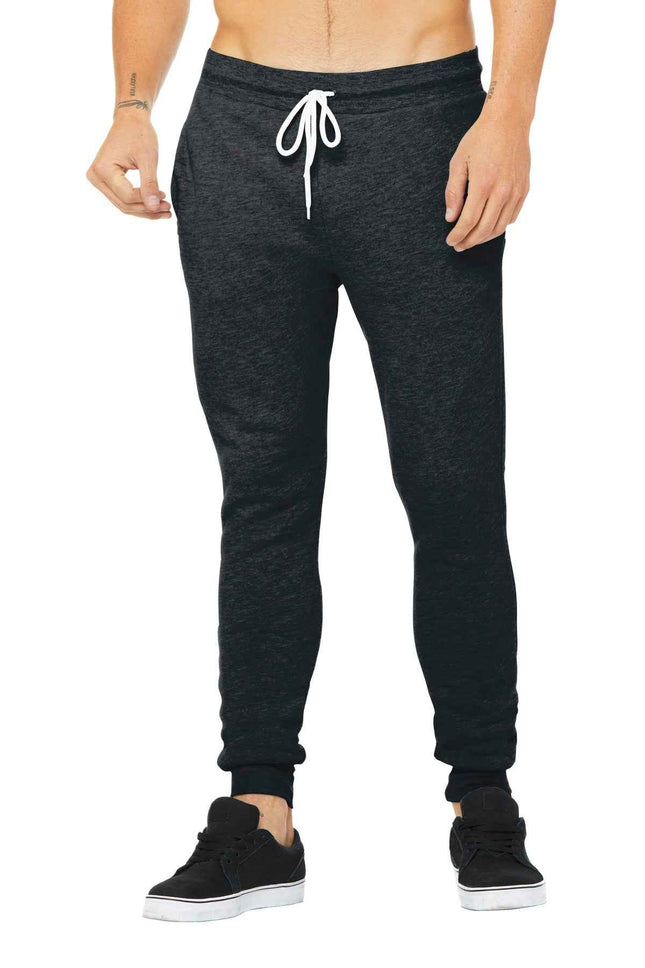 BELLA+CANVAS Unisex Jogger Sweatpants BC3727 Dark Grey Heather