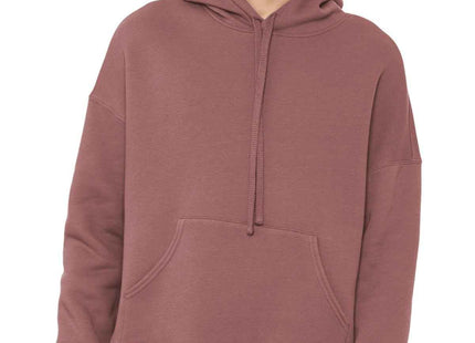 BELLA+CANVAS Unisex Sponge Fleece Pullover DTM Hoodie BC3729 Mauve
