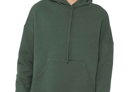 BELLA+CANVAS Unisex Sponge Fleece Pullover DTM Hoodie BC3729 Military Green