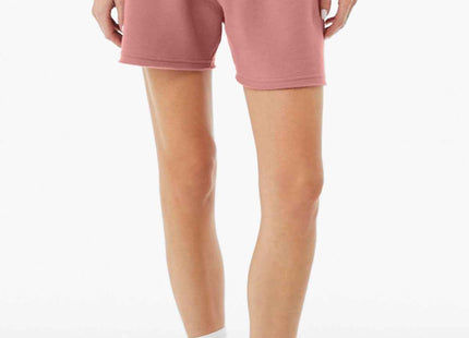 BELLA+CANVAS Women's Cutoff Sweatshort BC3787 Mauve