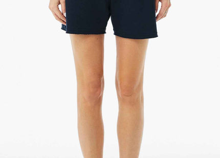 BELLA+CANVAS Women's Cutoff Sweatshort BC3787 Navy
