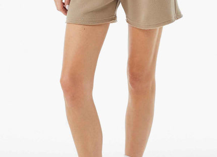 BELLA+CANVAS Women's Cutoff Sweatshort BC3787 Tan